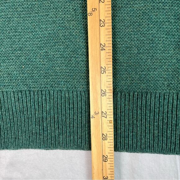 Michael Kors Merino Wool Crew Neck Sweater Mens XXL Green Fall Classic Luxury - Picture 11 of 12